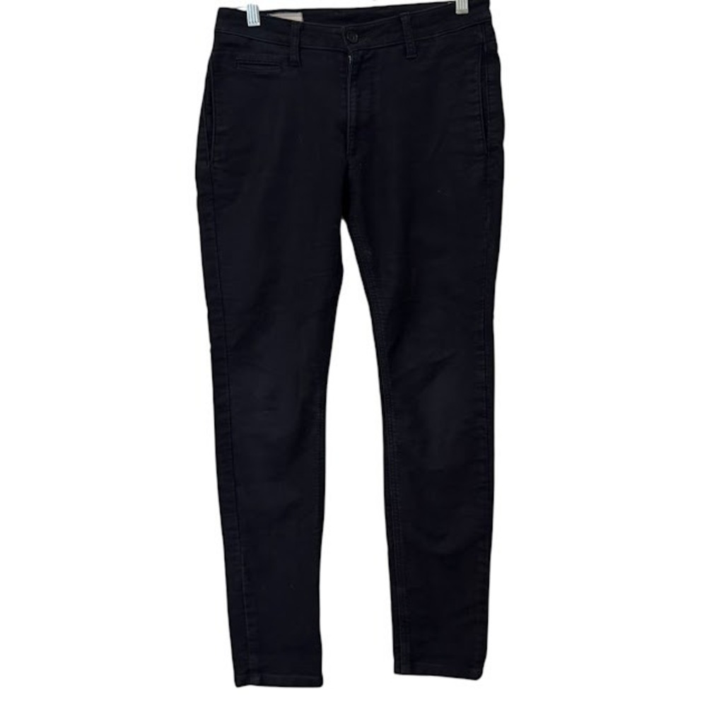 Billy Reid Navy Blue Velveteen Skinny Chino Pants Womens 26